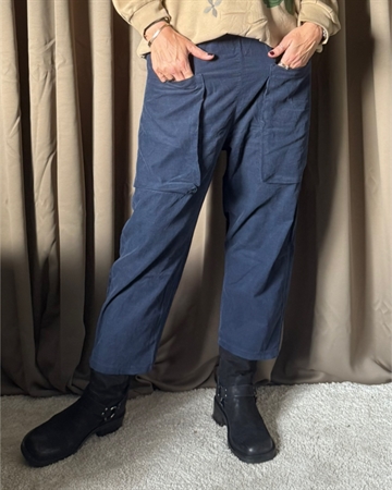 Marta Du Chateau Mdc Florence Pants 62786 Blue 1003 Fløjlsbukser